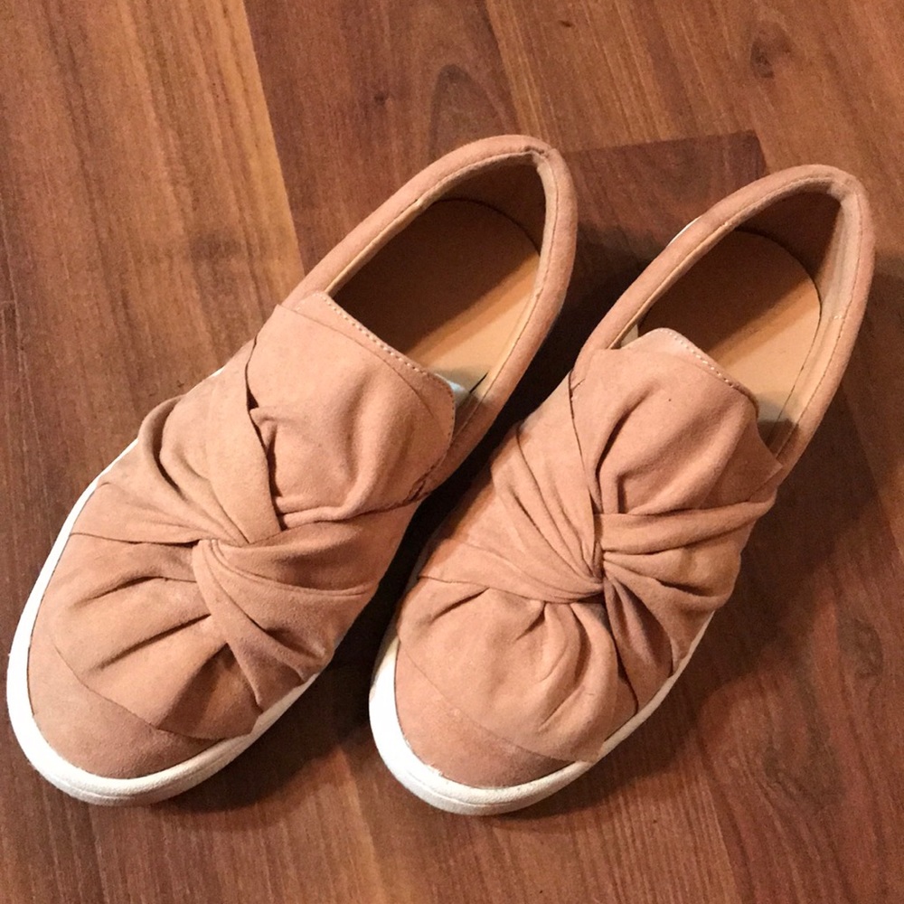 Pastel Pink Slip on Sneakers